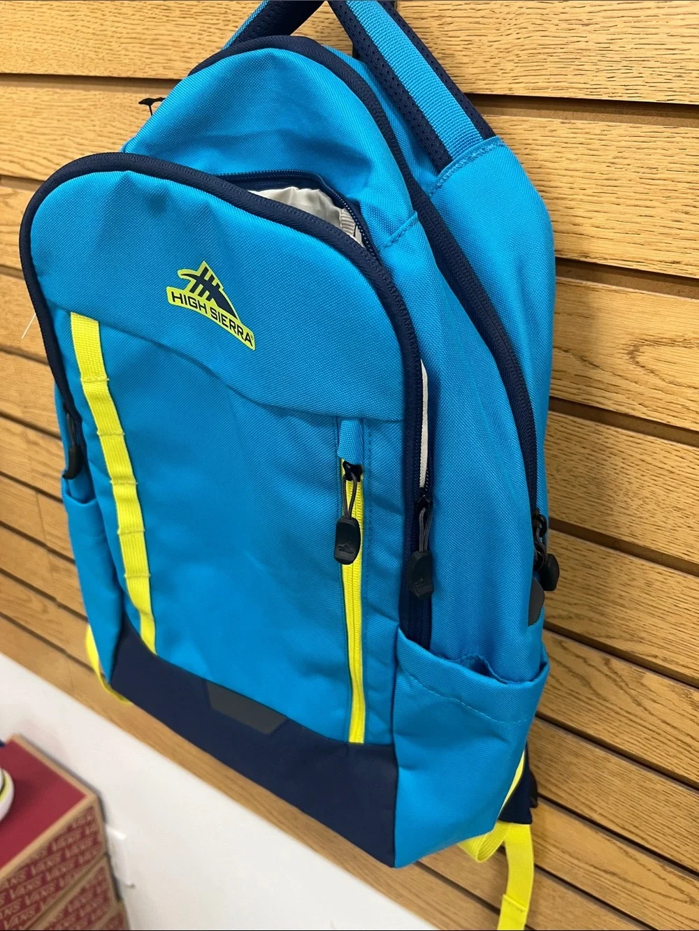 High Sierra Bright Blue & Yellow Daypack Backpack